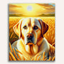 Paint by Numbers - Labrador in the field