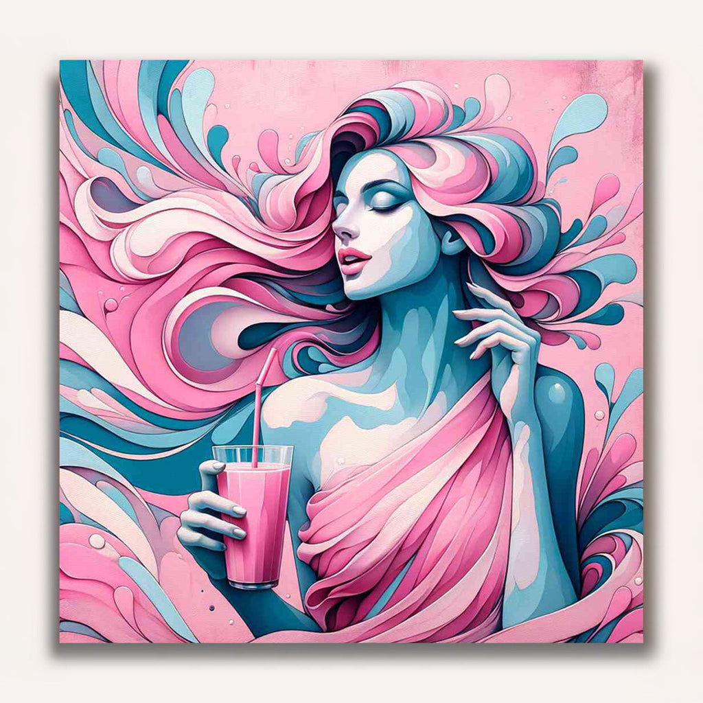 Paint by Numbers - Lady in Pink