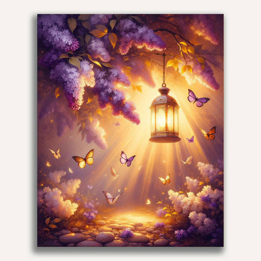 Paint by Numbers - Lantern with Lilac