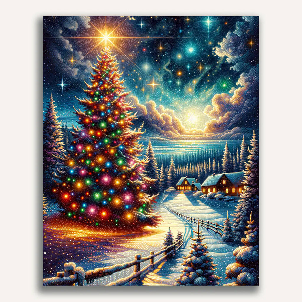 Paint by Numbers - Large Christmas Tree