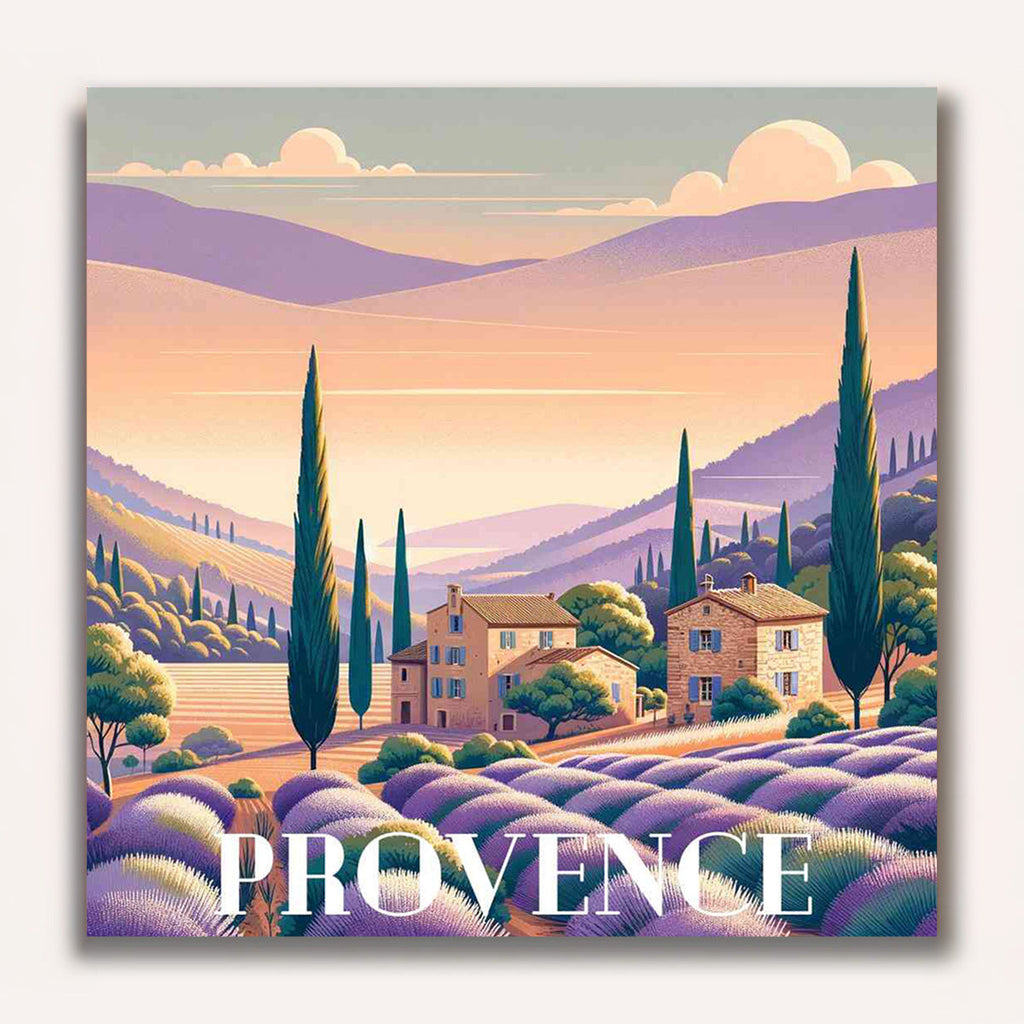 Paint by Numbers - Lavendeltraum in der Provence