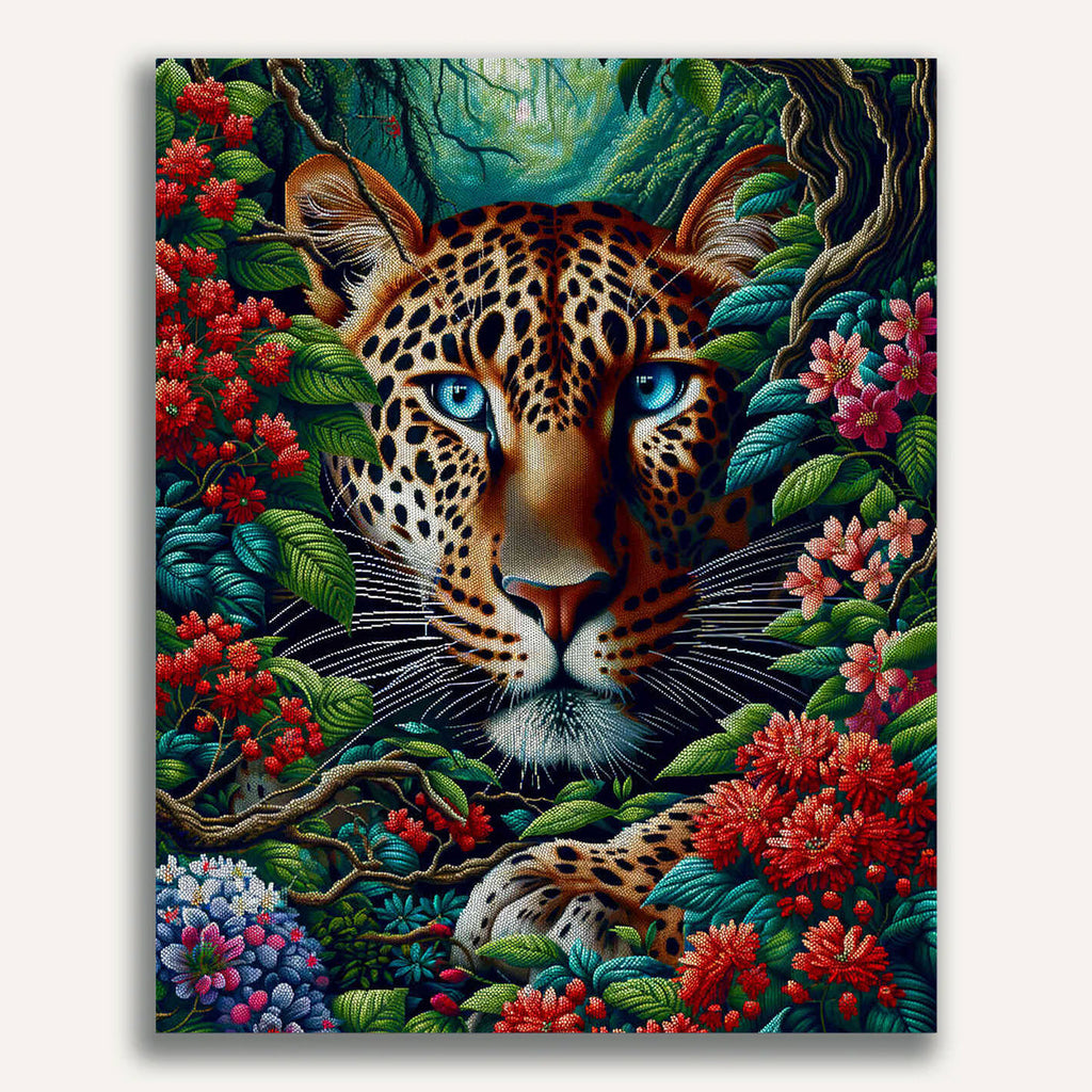 Paint by Numbers - Leopard Covered Itself