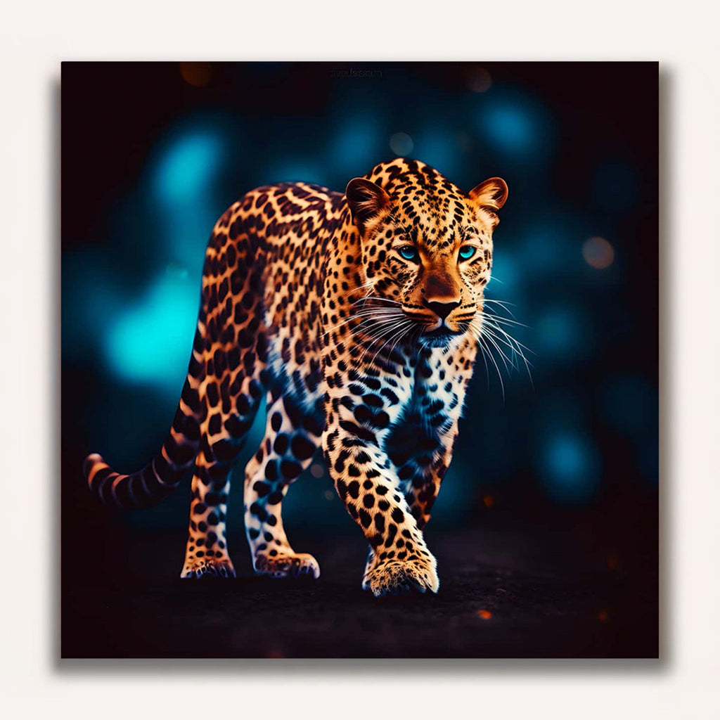 Paint by Numbers - Leopard Frontal running