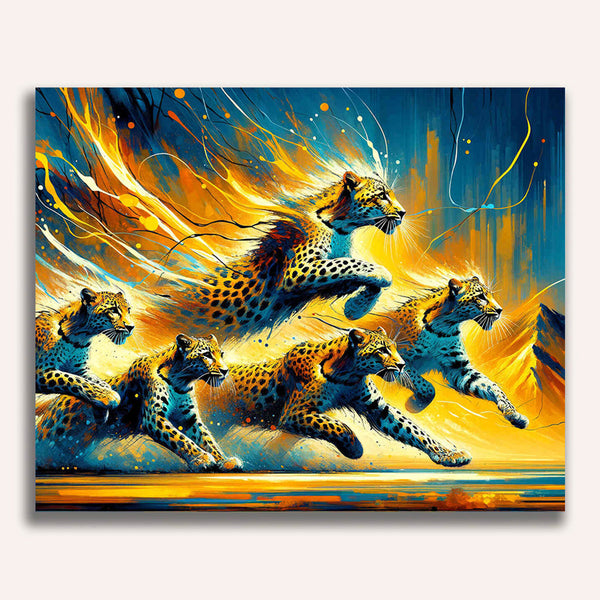 Paint by Numbers - Leopard gang