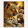 Paint by Numbers - Leopard Mother with Children
