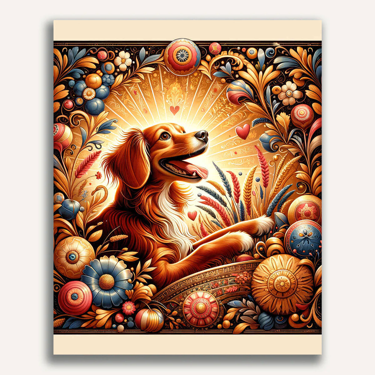 Paint by Numbers - Life is better with a dog