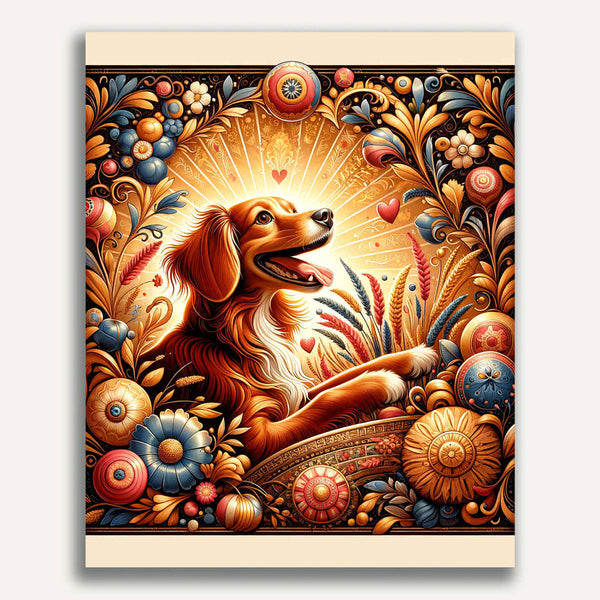 Paint by Numbers - Life is better with a dog