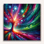 Paint by Numbers - Light Tree Abstract