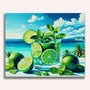 Paint by Numbers - Lime and Sea