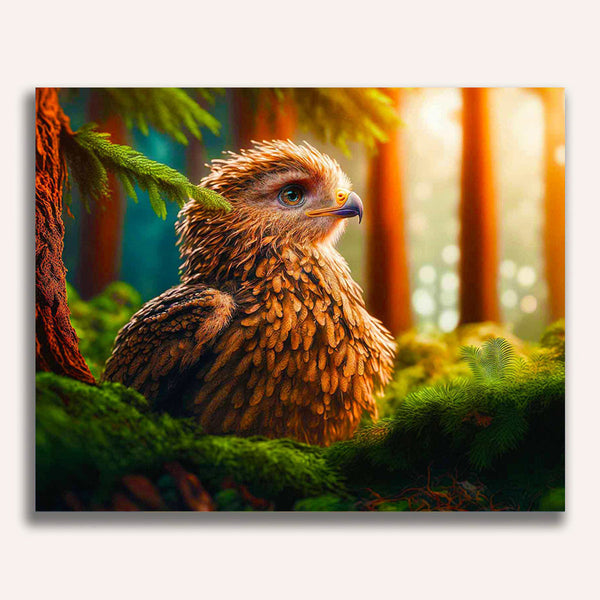Paint by Numbers - Little eagle