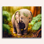 Paint by Numbers - Little elephant in the forest