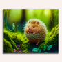 Paint by Numbers - Little hedgehog in the forest