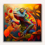 Paint by Numbers - Lizard in the forest
