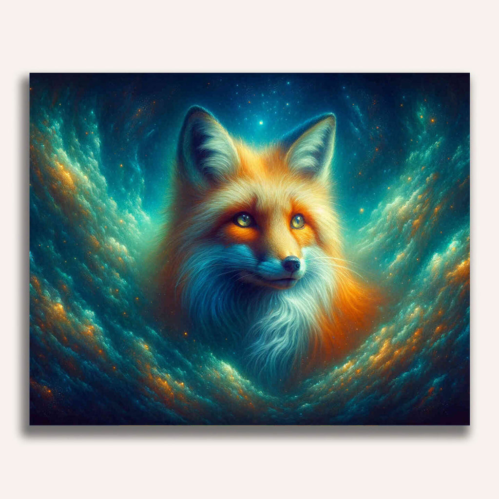 Paint by Numbers - Longhair Fox