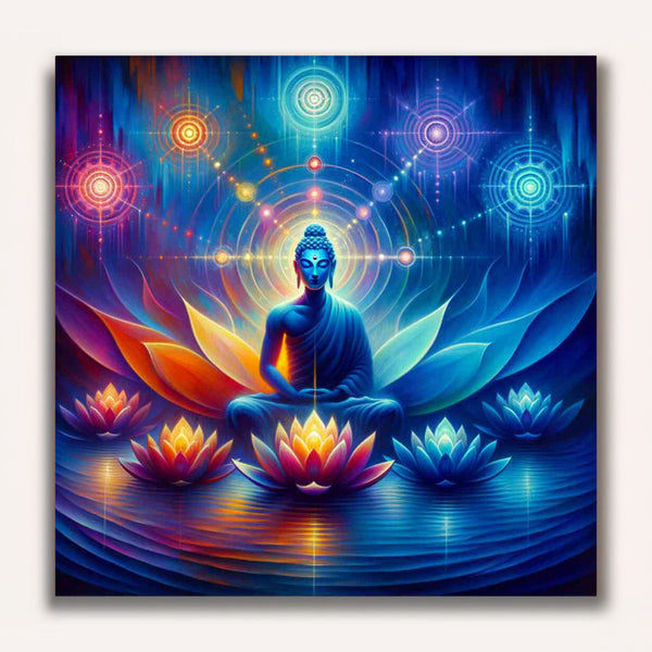 Paint by Numbers - Lotus Flowers Buddha