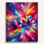 Paint by Numbers - Love Abstract