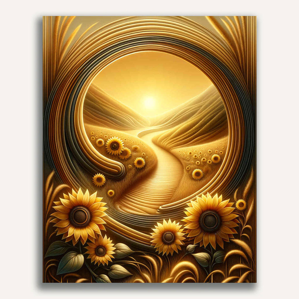 Paint by Numbers - Love sunflowers