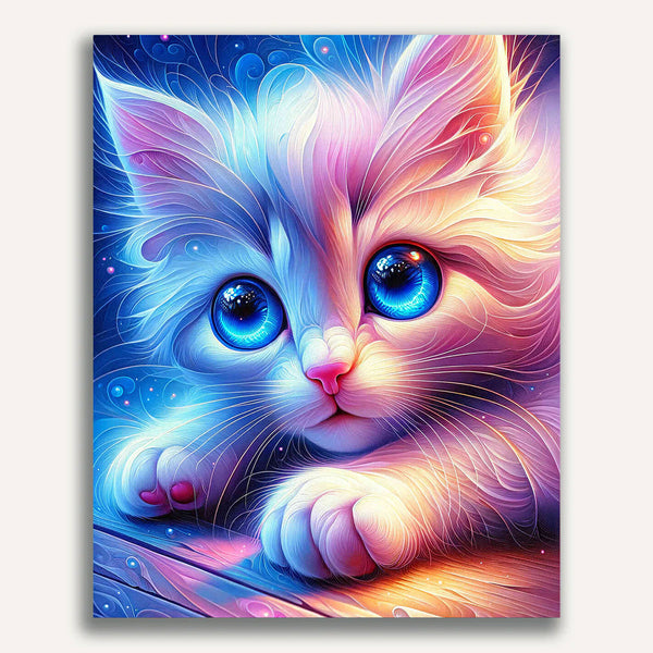 Paint by Numbers - Loving Cat Portrait