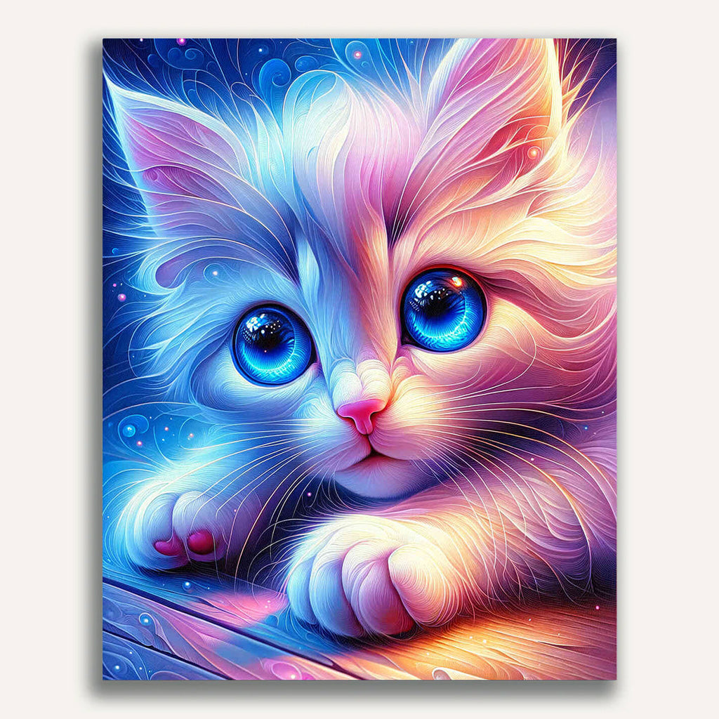 Paint by Numbers - Loving Cat Portrait