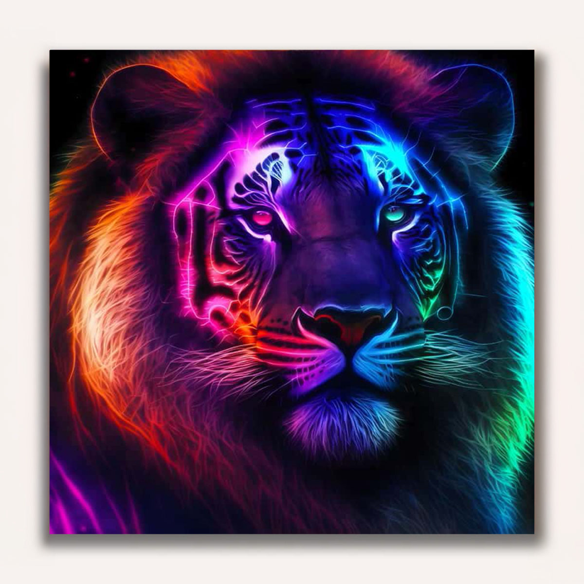 Paint by Numbers - Lion evil eye