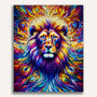 Paint by Numbers - Lion play of colors