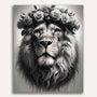 Paint by Numbers - Lion in the jungle