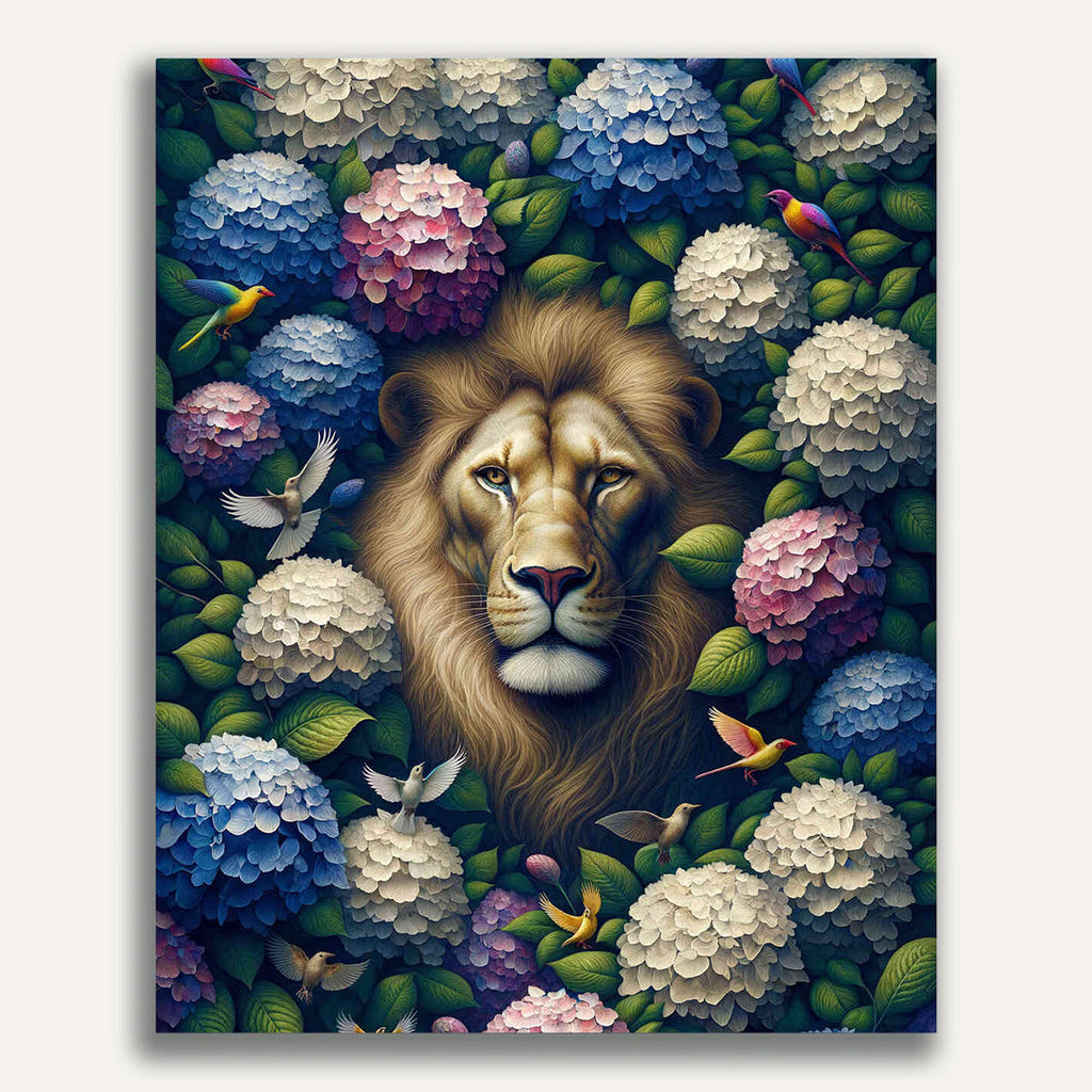 Paint by Numbers - Low Look Through Hortensia