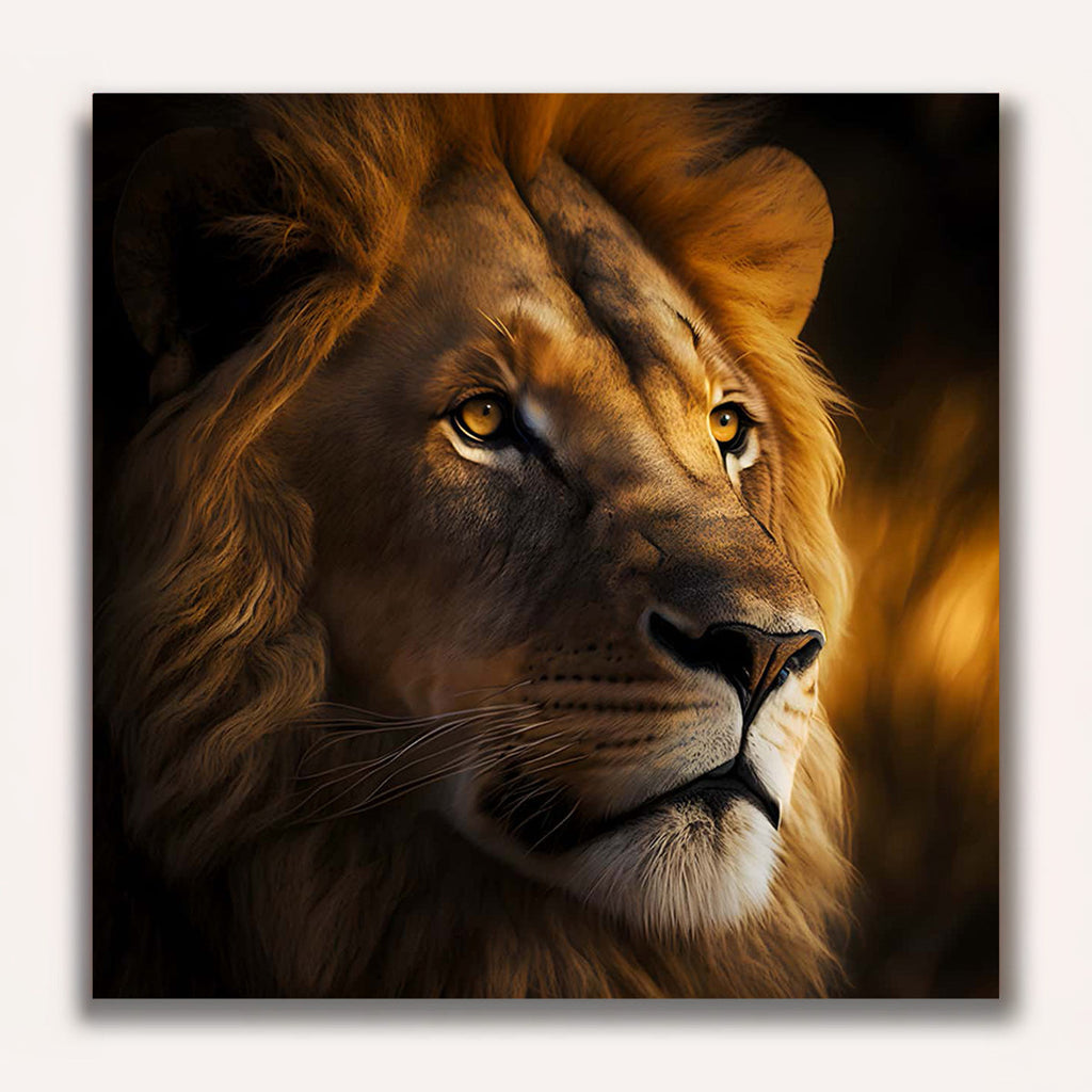 Paint by Numbers - Lion side view