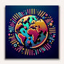 Paint by Numbers - Luminous Symphony of Globality