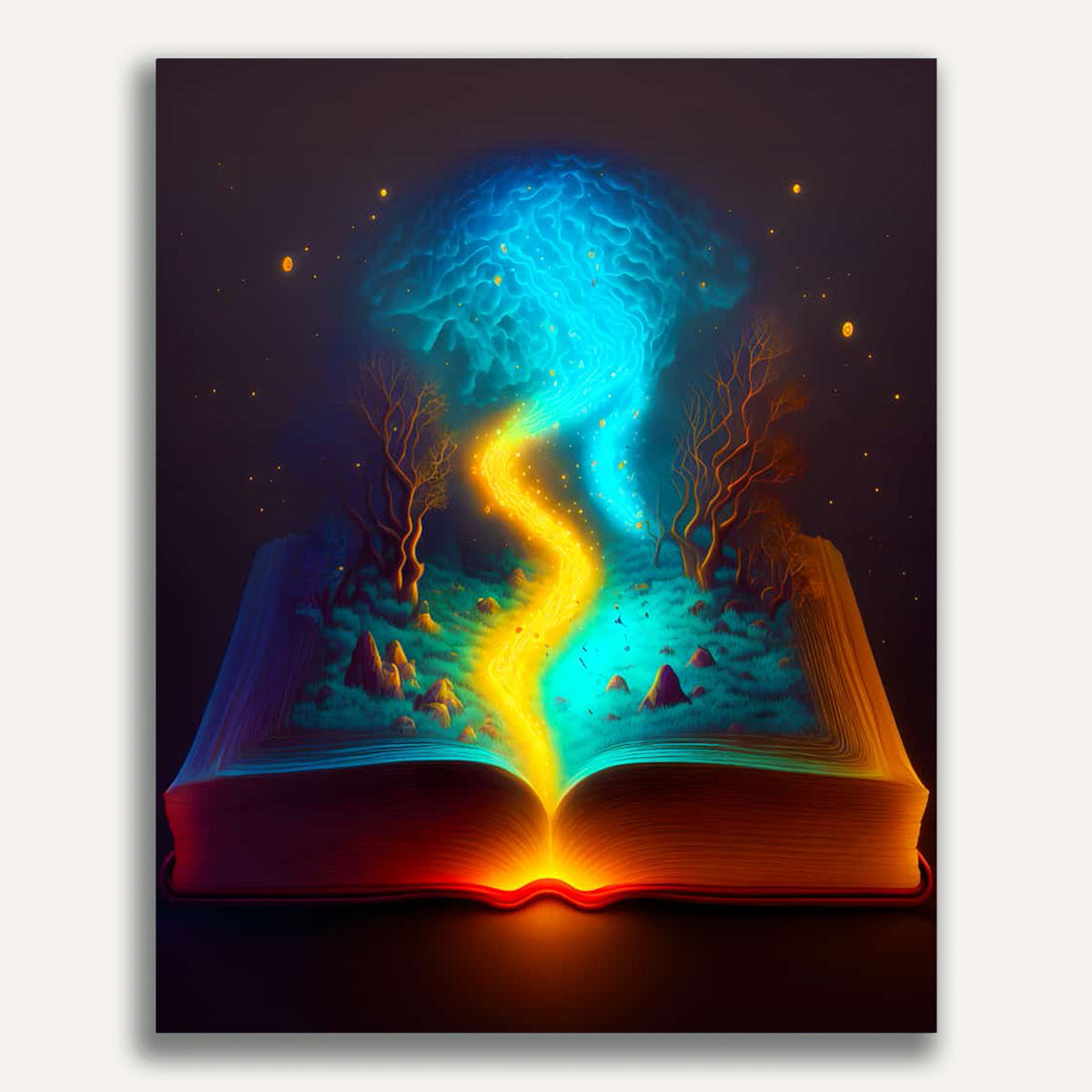 Paint by Numbers - Magic book divided