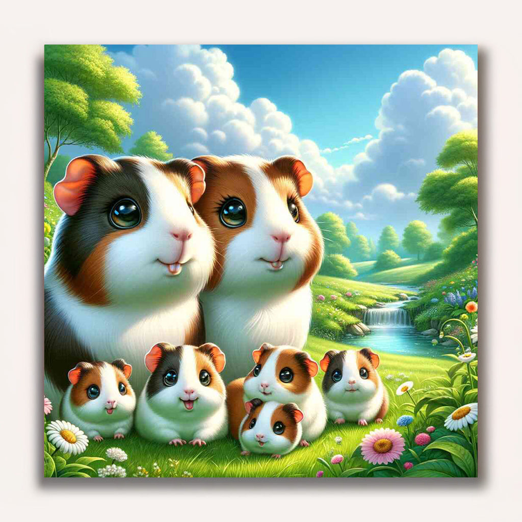 Paint by Numbers - Magic of the Meadow Friends