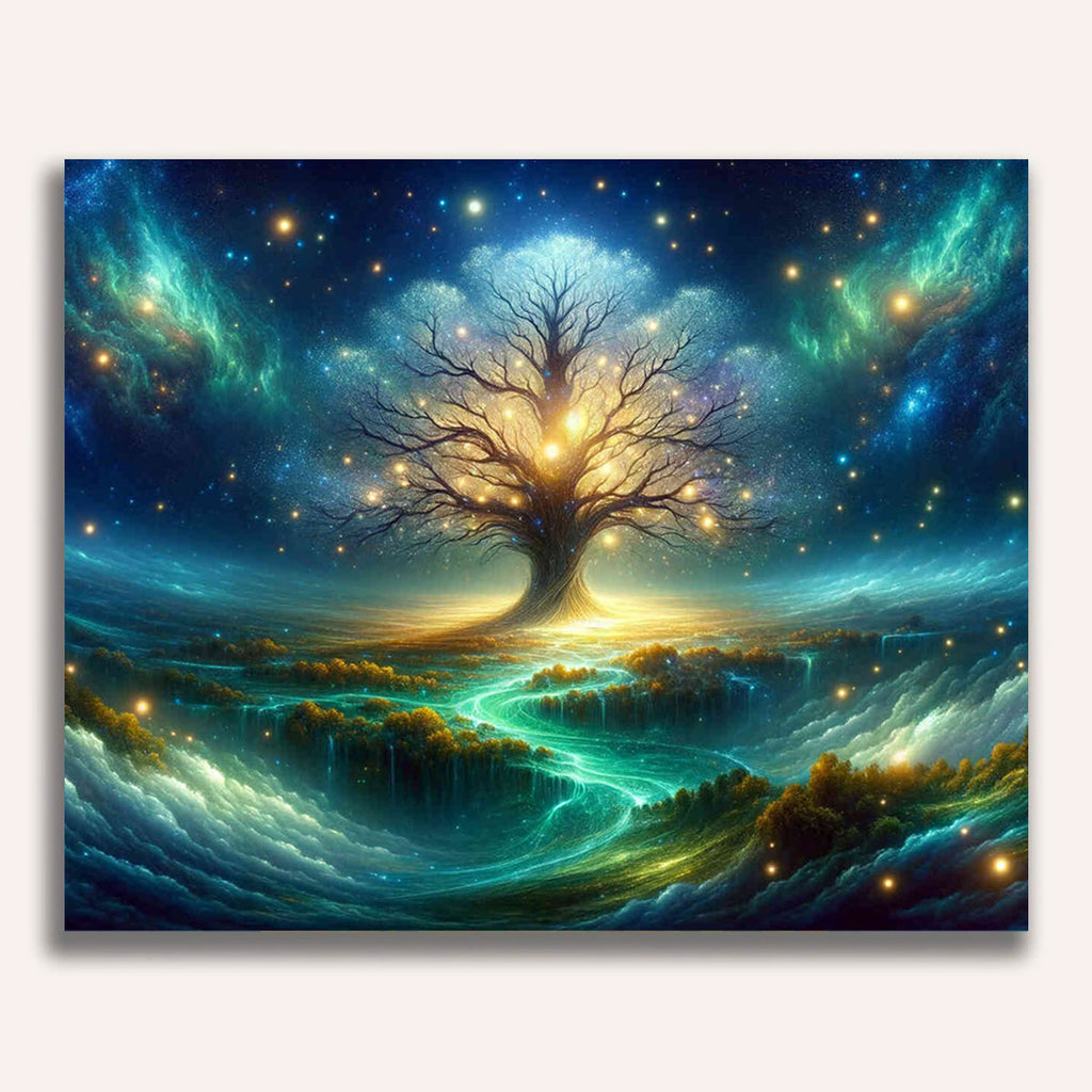 Paint by Numbers - Magic Tree