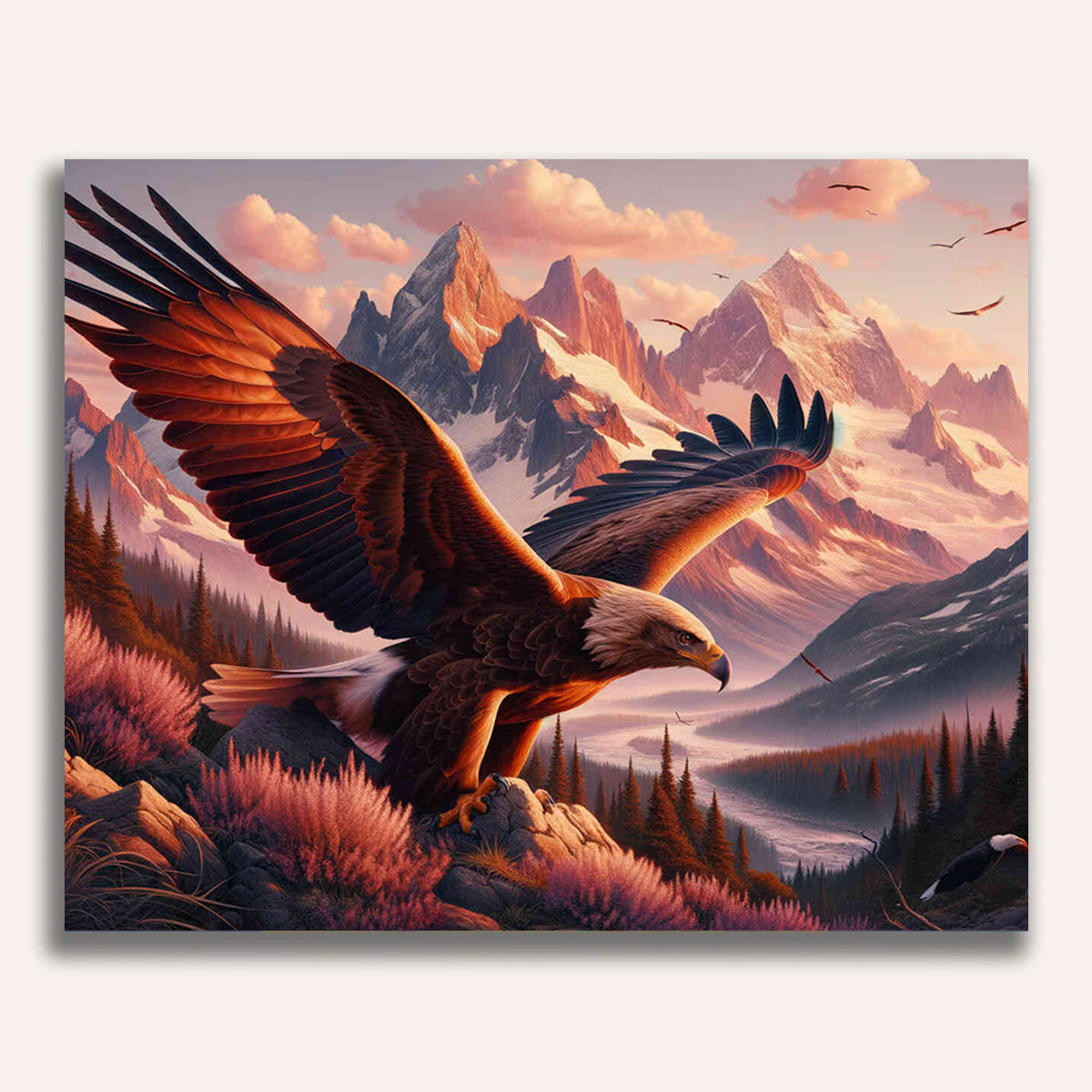 Paint by Numbers - Majestic eagle