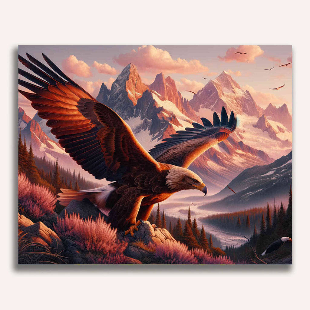 Paint by Numbers - Majestic eagle