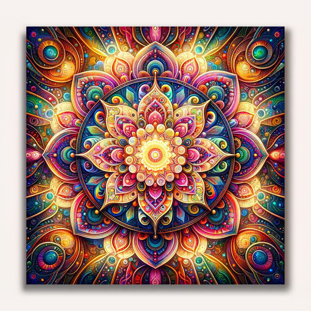 Paint by Numbers - Mandala, flower