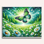 Paint by Numbers - Marguerite meadow, butterfly