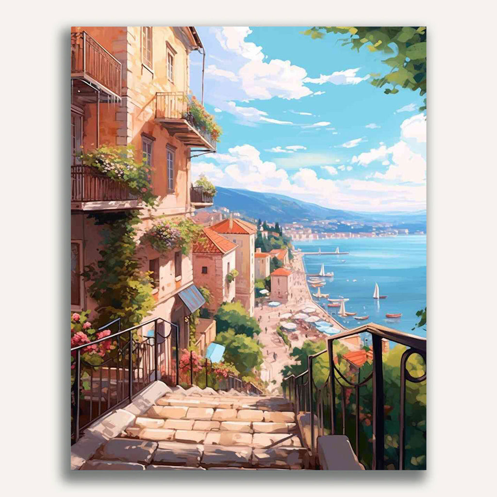 Paint by Numbers - Mediterranean Longing