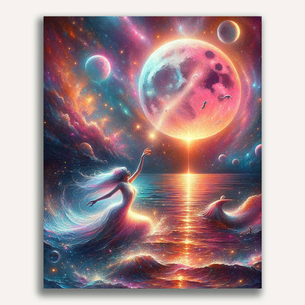 Paint by Numbers - Mermaid Moon
