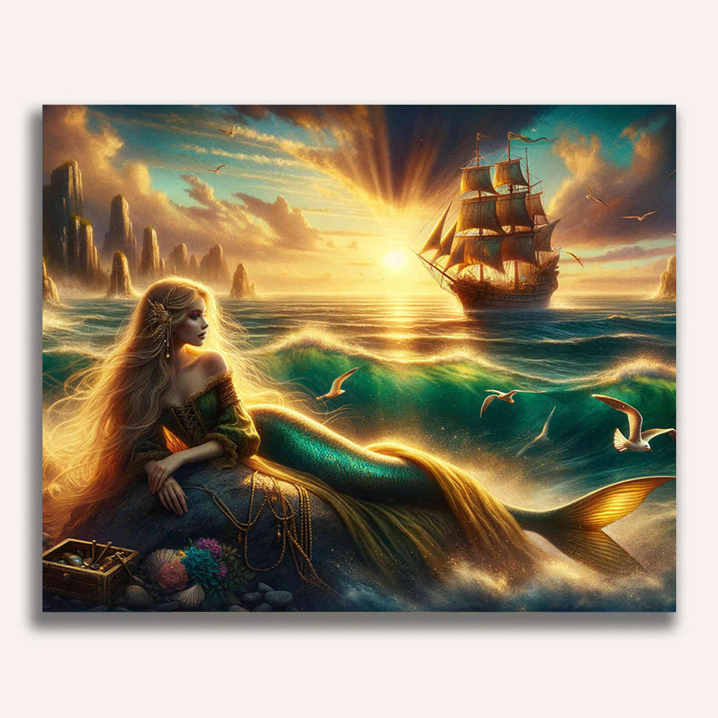 Paint by Numbers - Mermaid