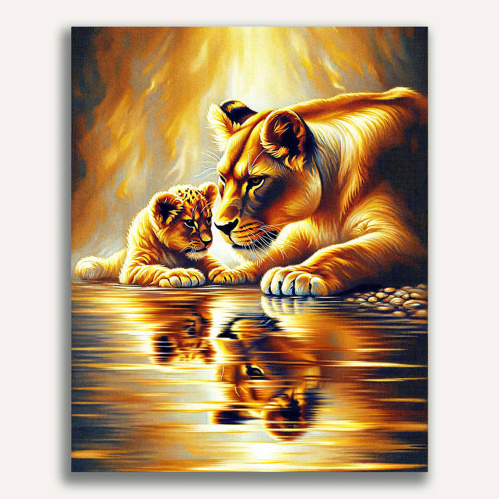 Paint by Numbers - Mirror Picture Lowin and Kind