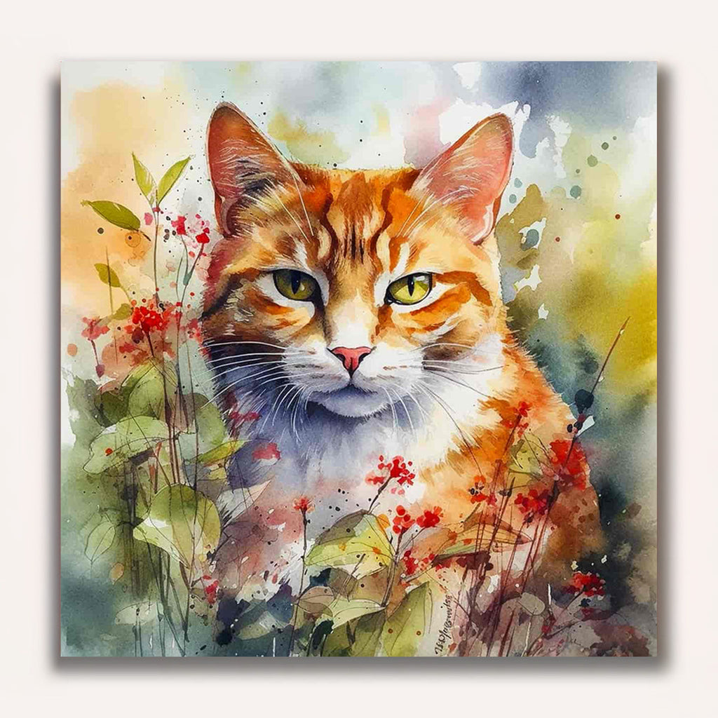 Paint by Numbers - Mischievous cat