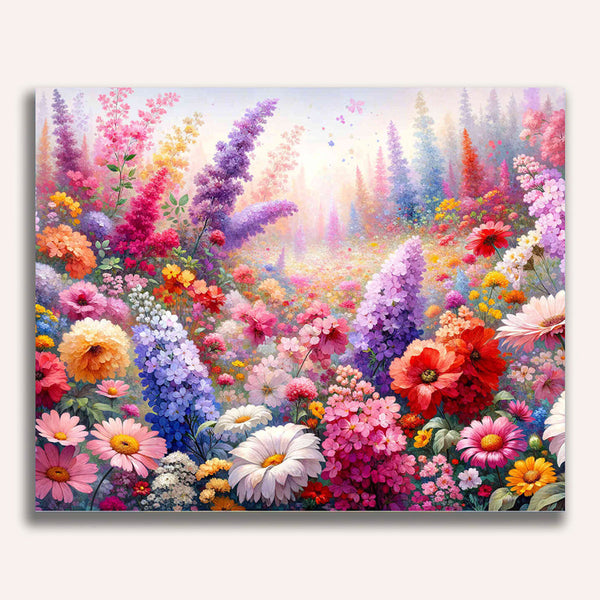 Paint by Numbers - Mix Flower Meadow