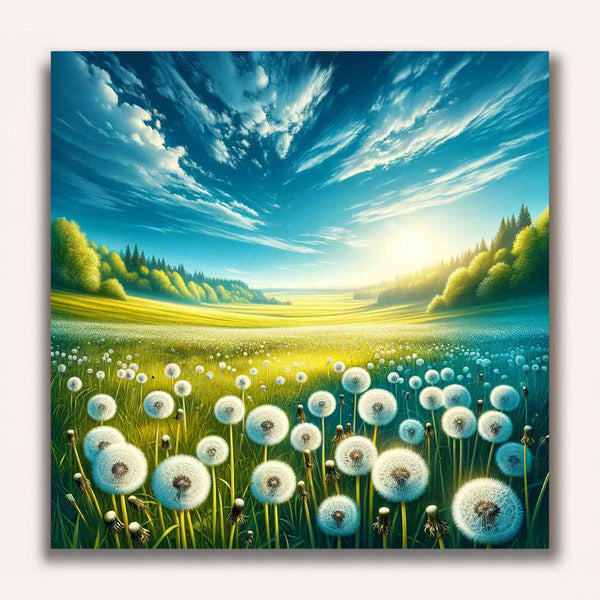 Paint by Numbers - Morning light over the Dandelion Valley