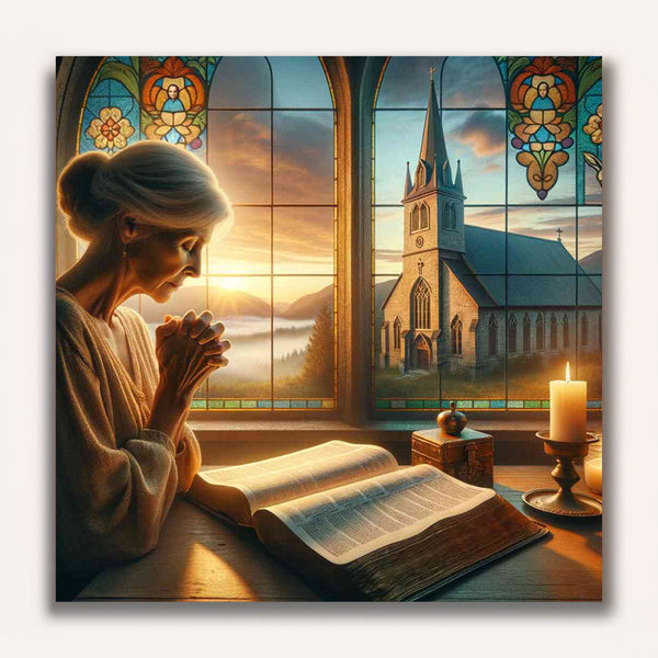 Paint by Numbers - Morning prayer in quiet brightness