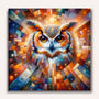 Paint by Numbers - Mosaic owl