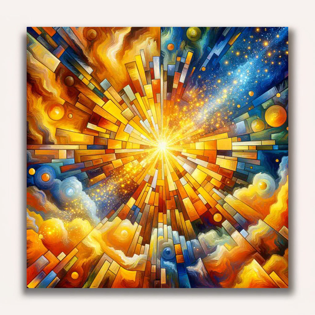 Paint by Numbers - Mosaic sun