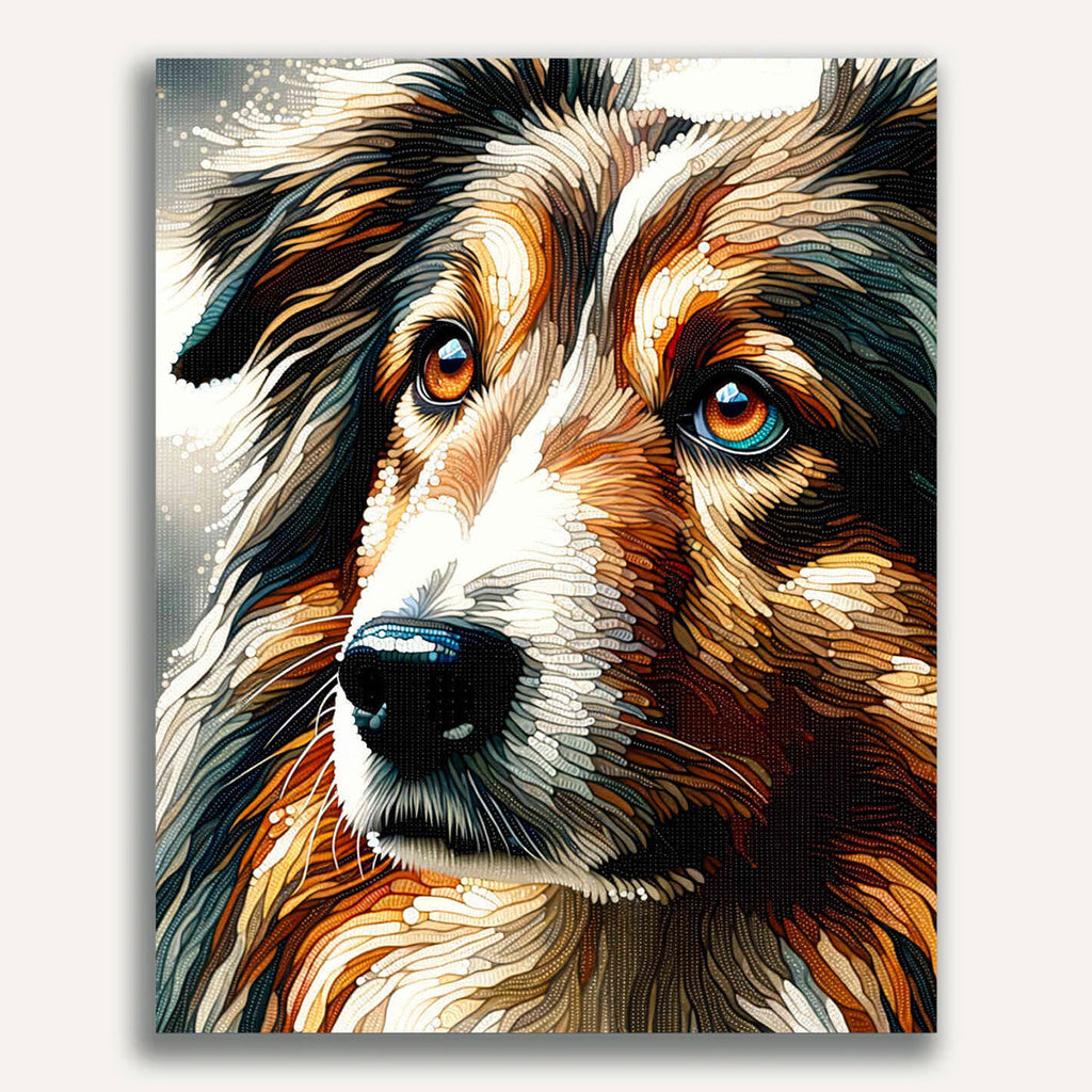 Paint by Numbers - Mountain Dog Portrait