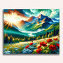 Paint by Numbers - Mountain landscape