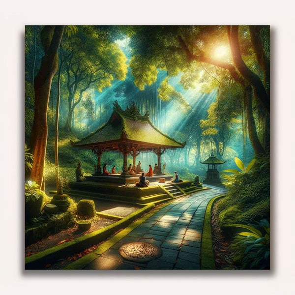 Paint by Numbers - Mysterious Forest Sanctum
