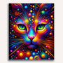 Paint by Numbers - Neon Cat